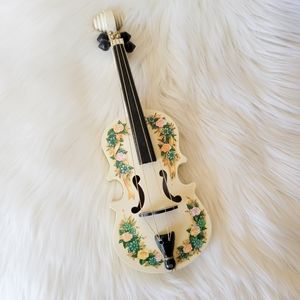 Vintage Christmas Guitar Ornament